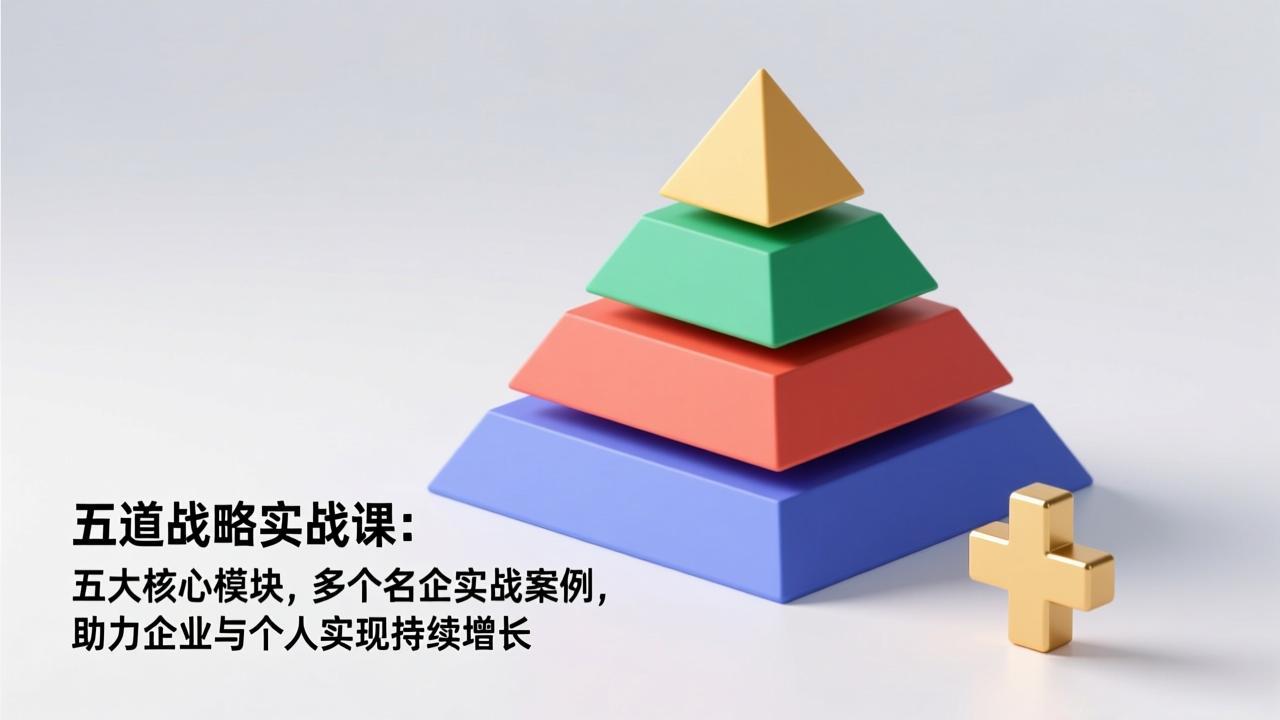 五道战略实战课：五大核心模块，多个名企实战案例，助力企业与个人实现持续增长-资源后花园