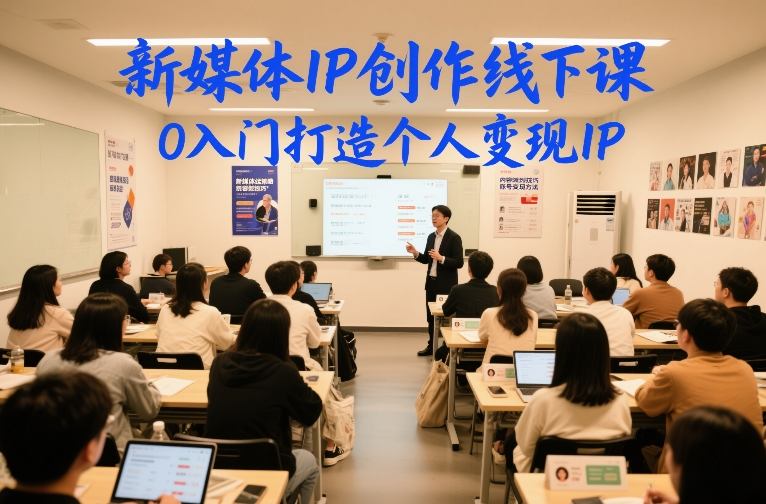 新媒体IP创作线下课，0入门打造个人变现IP-资源后花园