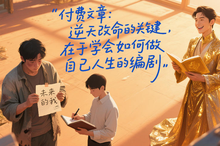 付费文章：逆天改命的关键，在于学会如何做自己人生的编剧-资源后花园