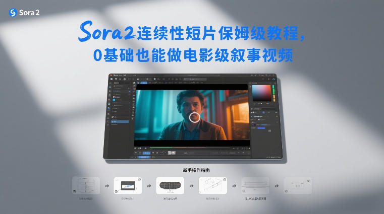 Sora2连续性短片保姆级教程，0基础也能做电影级叙事视频-资源后花园