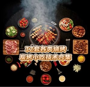 【价值2万技术可创业】32套各类烧烤炭烤小吃技术合集）-资源后花园