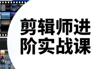 剪辑师进阶实战课(更新23年-25年)-资源后花园