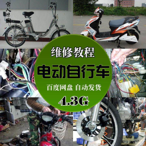 精品电动车维修技术自学视频教程电瓶修复技巧自学视频教程教学-资源后花园