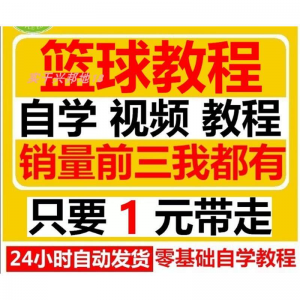篮球视频教程大全教学训练教学课程基础打篮球技巧街球零基础入门-资源后花园