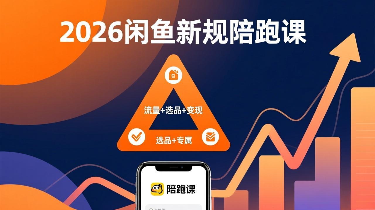 2026闲鱼高阶陪跑课全新上线，带你吃透新规玩转选品流量，从零搭建稳定变现盈利体系-资源后花园