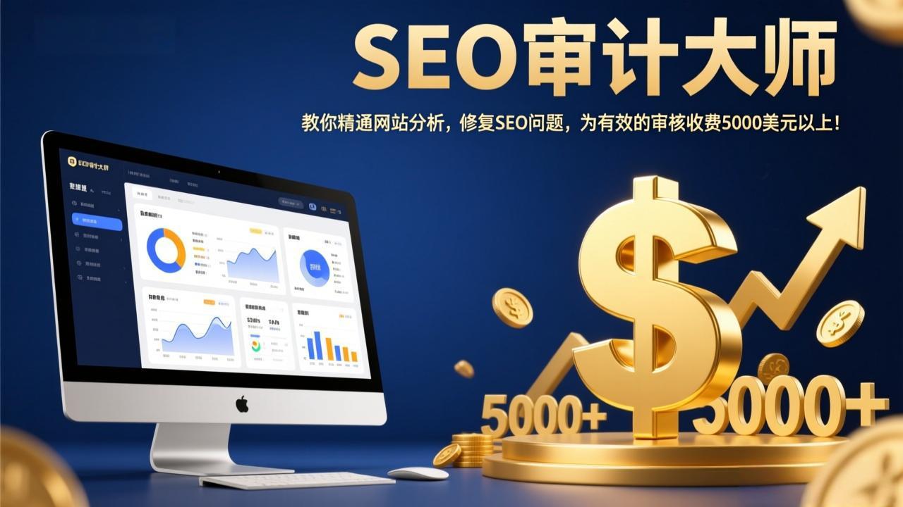 SEO审计大师：教你精通网站分析，修复SEO问题，为有效的审核收费5000美元以上！-资源后花园