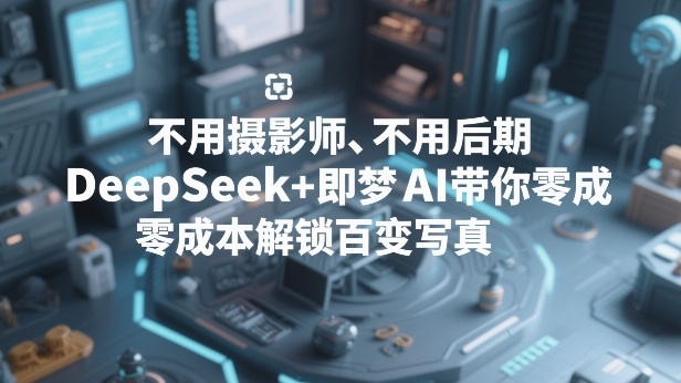 不用摄影师、不用后期，DeepSeek+即梦AI带你零成本解锁百变写真！-资源后花园