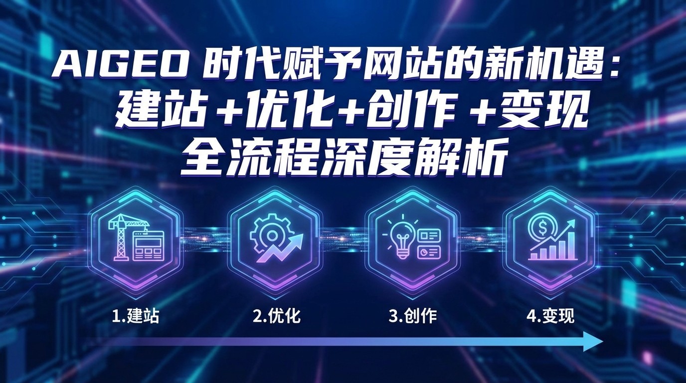AIGEO+时代赋予网站的新机遇：建站+优化+创作+变现+全流程深度解析-资源后花园