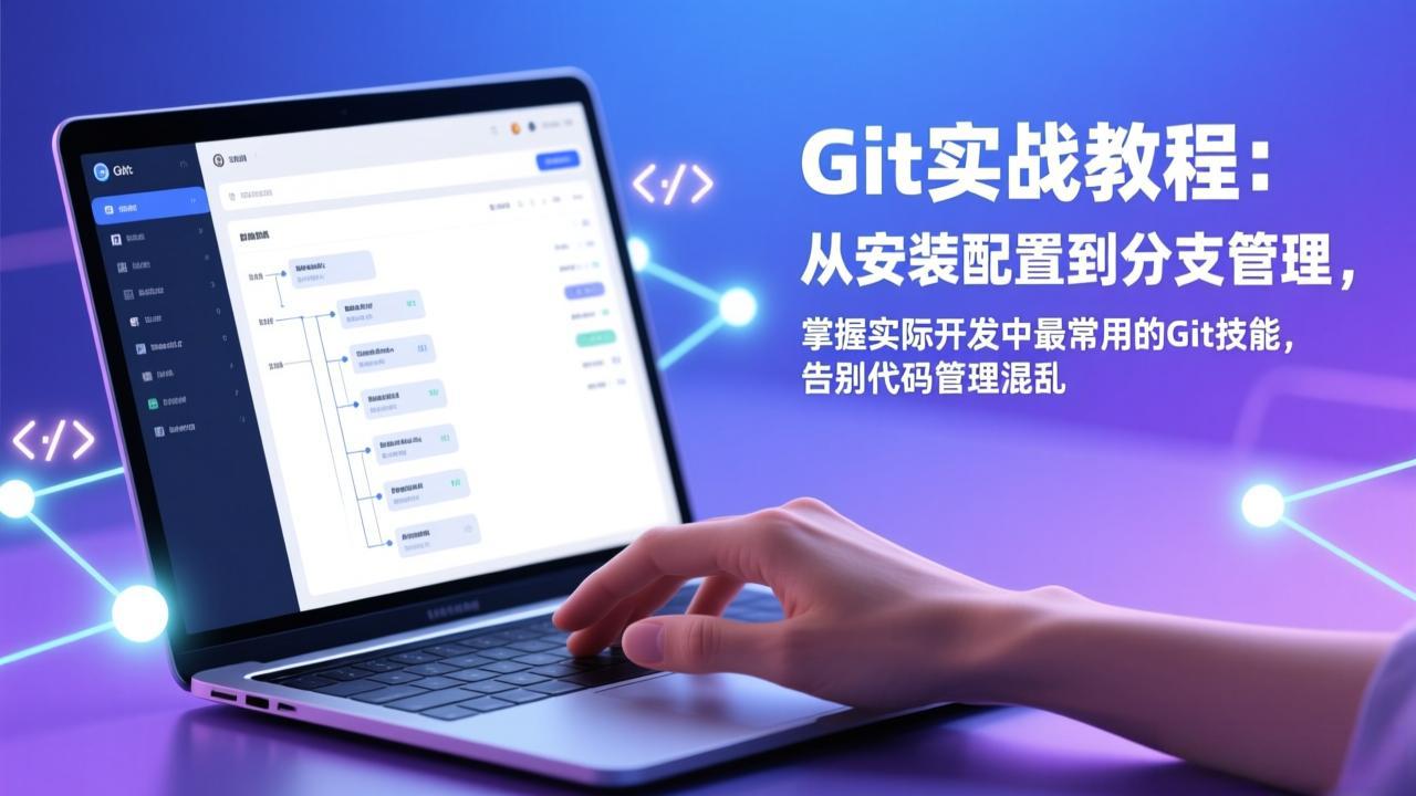Git实战教程：从安装配置到分支管理，掌握实际开发中最常用的Git技能，告别代码管理混乱-资源后花园