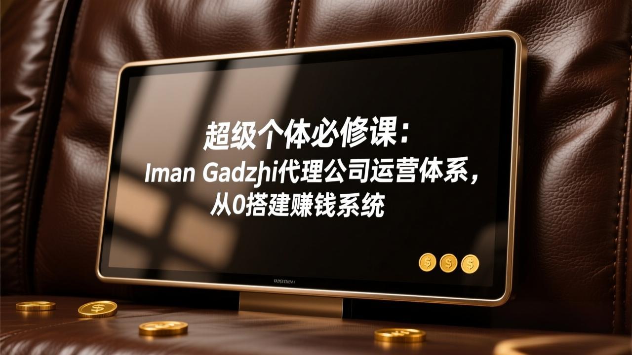超级个体必修课：Iman Gadzhi代理公司运营体系，从0搭建赚钱系统-资源后花园