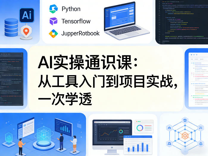 AI实操通识课，从工具入门到项目实战，一次学透-资源后花园