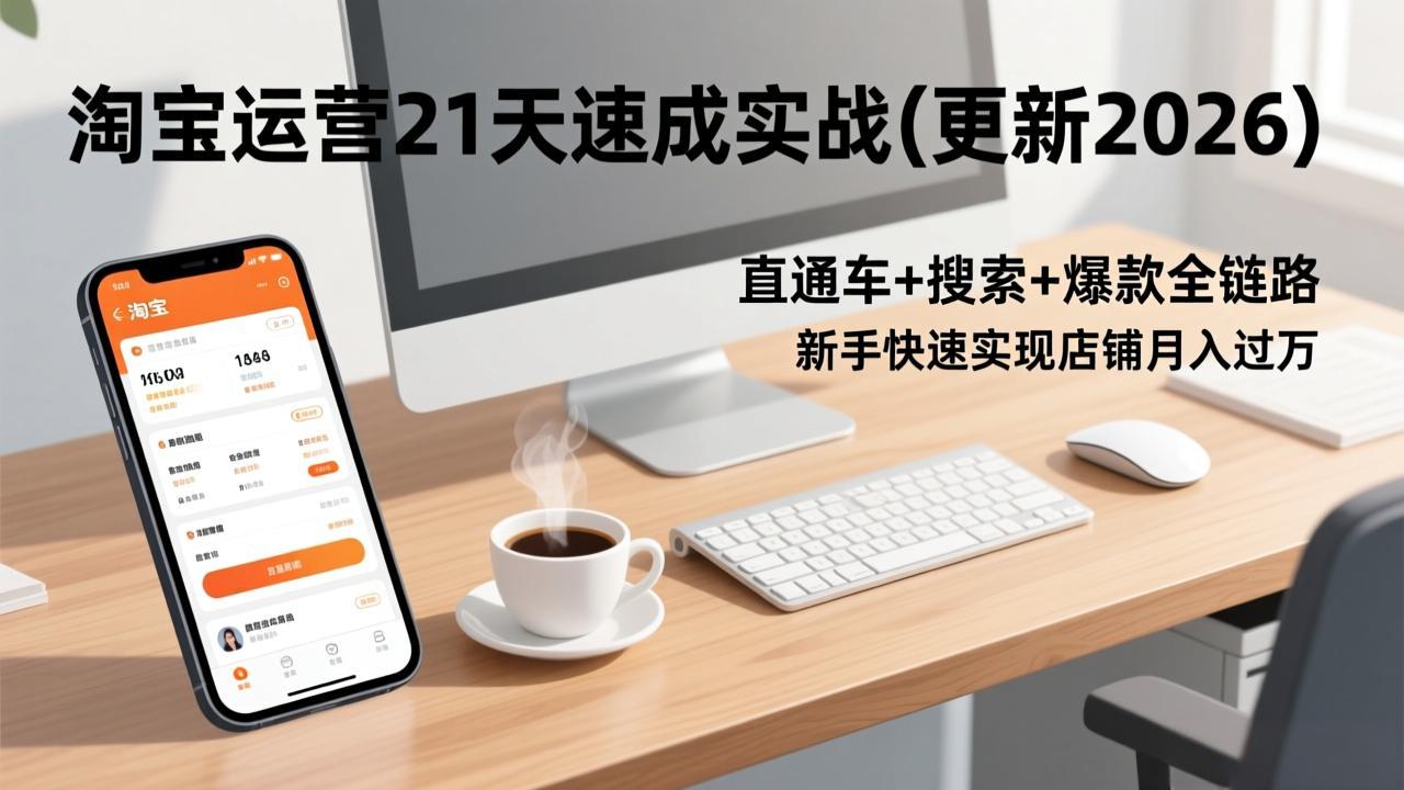 淘宝运营21天速成实战(更新3月-资源后花园