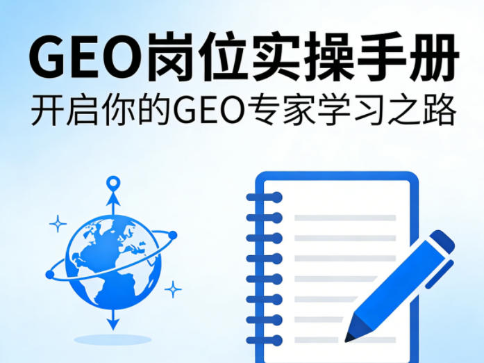 GEO岗位实操手册，开启你的GE0专家学习之路-资源后花园