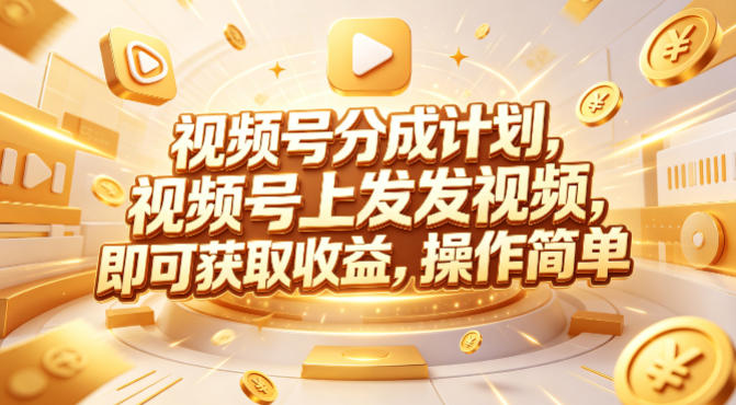 视频号分成计划，599元众筹的Red团队课程，视频号上发发视频，即可获取收益，操作简单-资源后花园