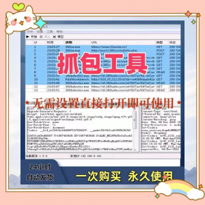 抓包工具软件开发源代码分析设计素材一次性购买永久使用-资源后花园