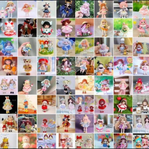 精品隐藏800+款精品微钩隐藏人偶图解全店图解部分带视频打包价-资源后花园