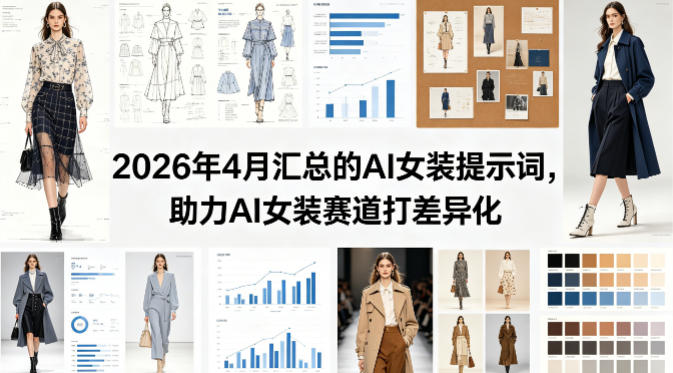 2026年4月汇总的AI女装提示词，助力AI女装赛道打差异化-资源后花园