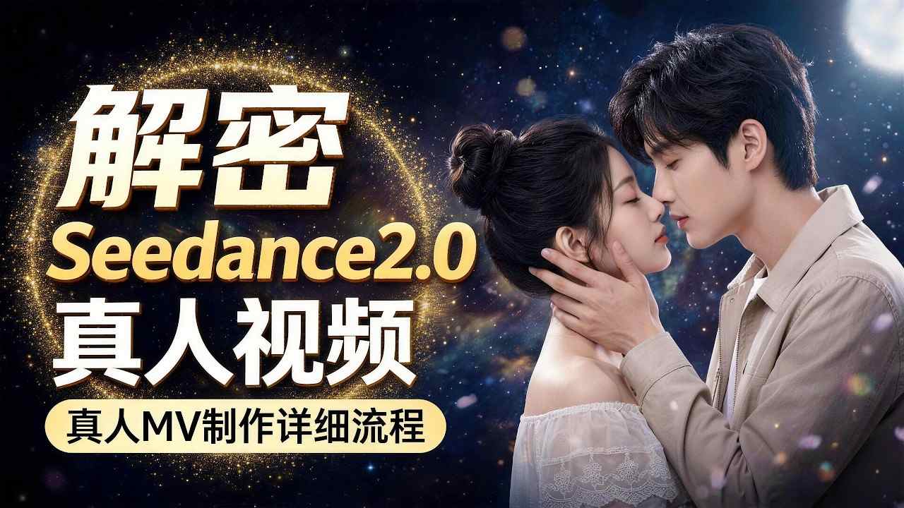 Seedance 2.0解密教程：零基础制作真人MV全流程-资源后花园