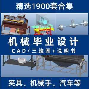 机械毕业设计专业课程夹具模具数控减速器cad图纸指论导文说明书-资源后花园
