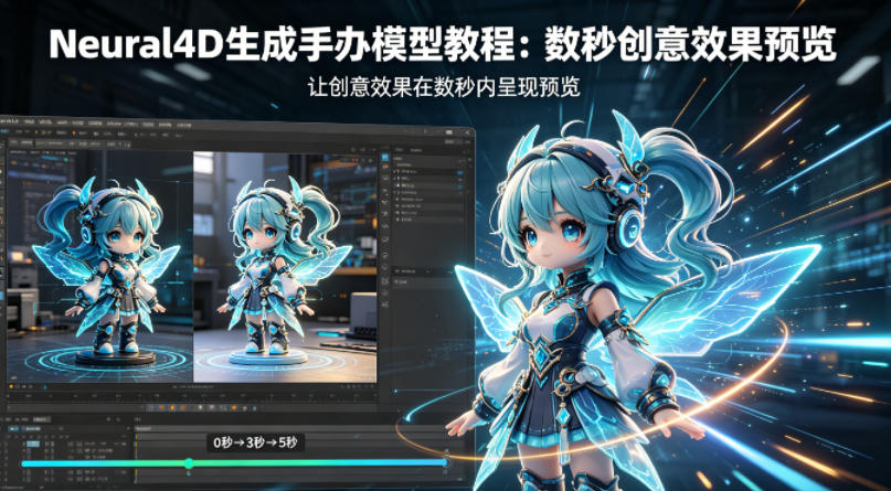 Neural4D生成手办模型教程，让创意效果在数秒内呈现预览-资源后花园