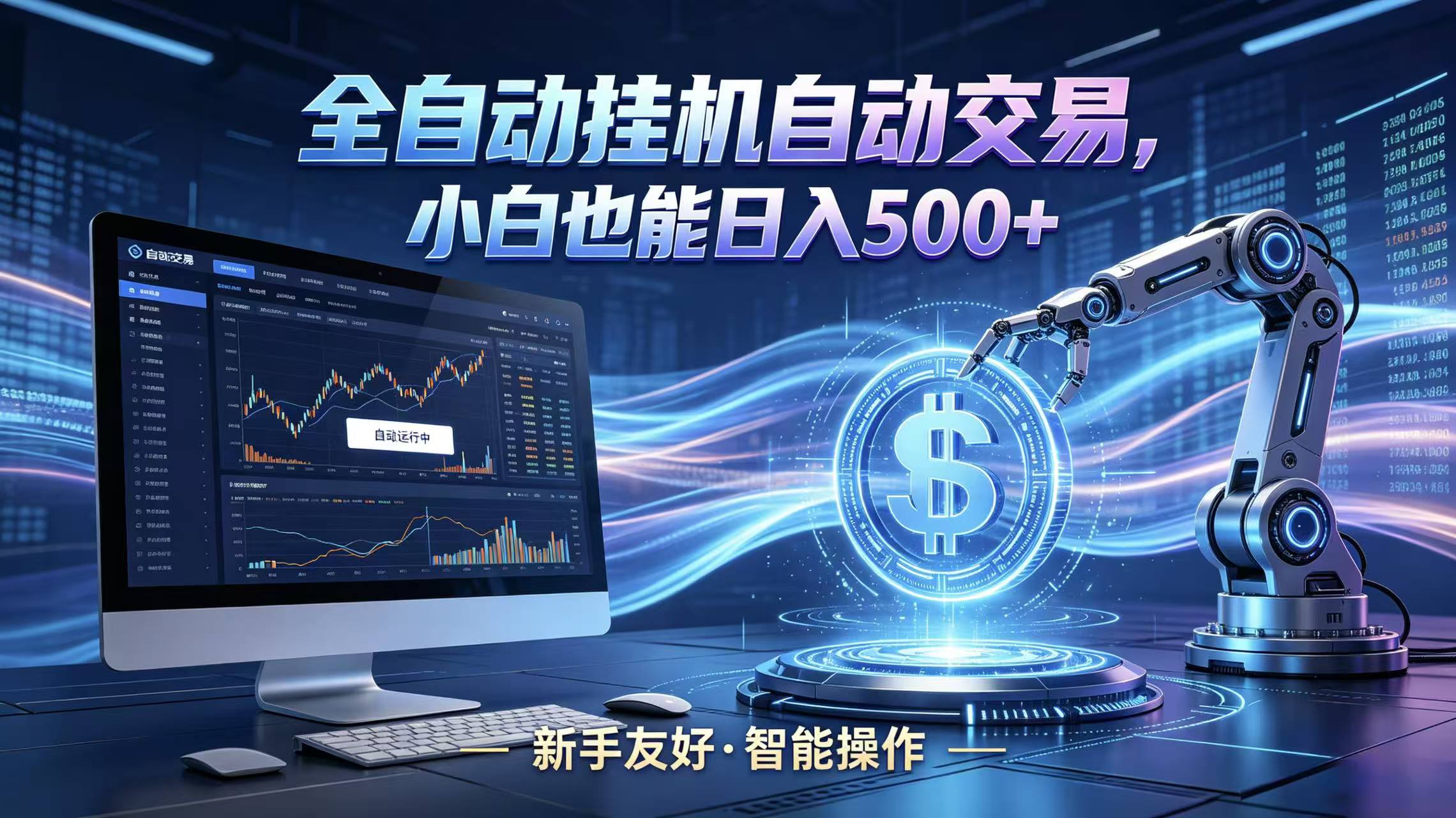 全新智能化交易助手，傻瓜式操作，小白也能快速上手，轻松实现日入500+-资源后花园