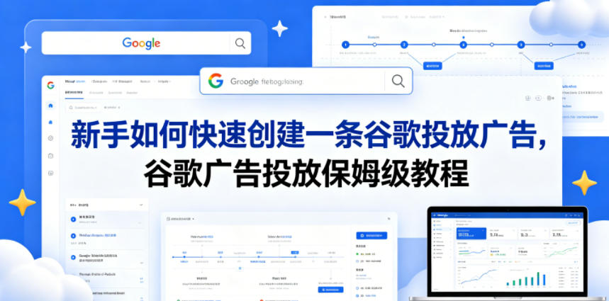 新手如何快速创建一条谷歌投放广告，谷歌广告投放保姆级教程-资源后花园