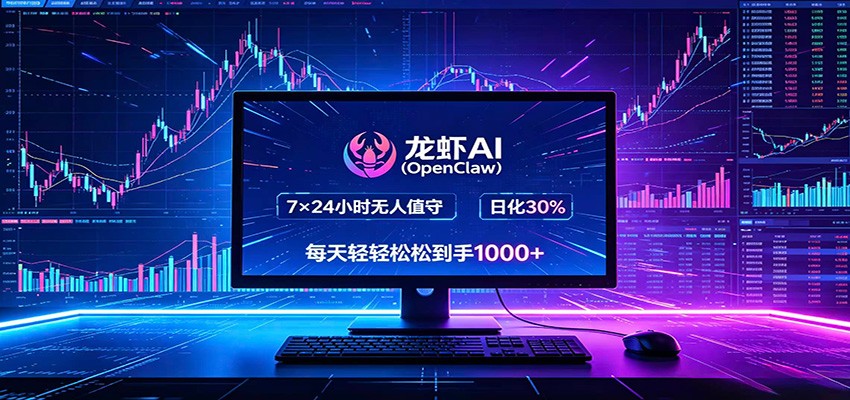 龙虾AI(OpenClaw)全自动挂机，智能操控电脑高效执行任务，每天轻松到手四位数-资源后花园