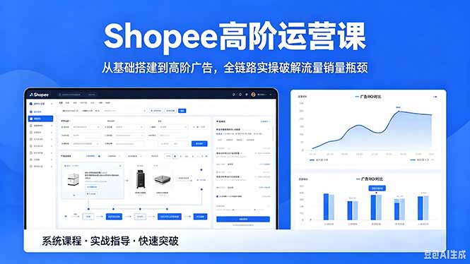 Shopee高阶运营课-2026年5月更新，从基础搭建到高阶广告，全链路实操破解流量销量瓶颈-资源后花园