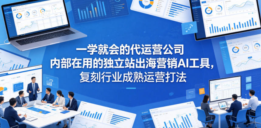 一学就会的代运营公司内部在用的独立站出海营销AI工具，复刻行业成熟运营打法-资源后花园