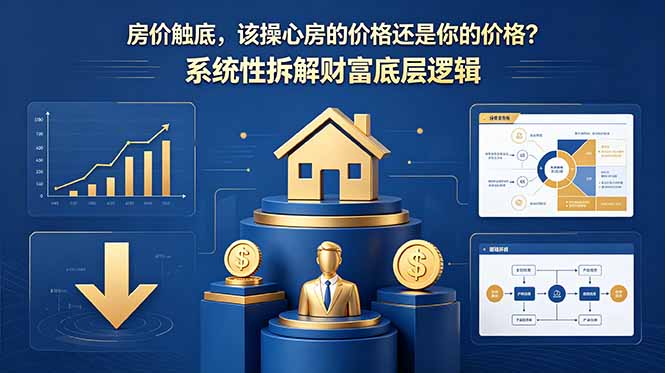 付费文章：房价触底，该操心房的价格还是你的价格？系统性拆解财富底层逻辑-资源后花园