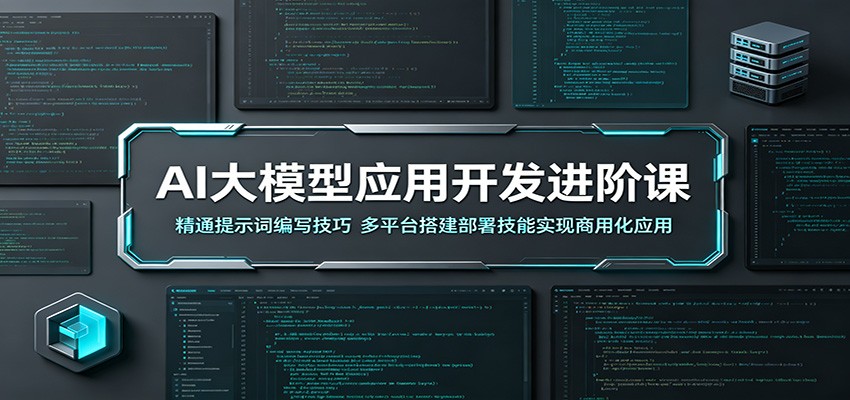 AI大模型应用开发进阶课：精通提示词编写技巧，多平台搭建部署技能实现商用化应用-资源后花园
