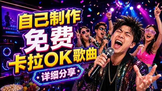 免费卡拉OK歌曲制作全攻略：音轨分离字幕制作，零基础快速做出专业K歌视频-资源后花园