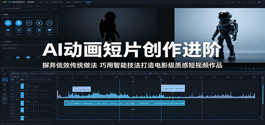 AI动画短片创作进阶：摒弃低效传统做法，巧用智能技法打造电影级质感短视频作品-资源后花园