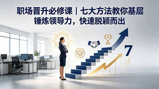 付费文章：职场晋升必修课｜七大方法教你基层锤炼领导力，快速脱颖而出-资源后花园