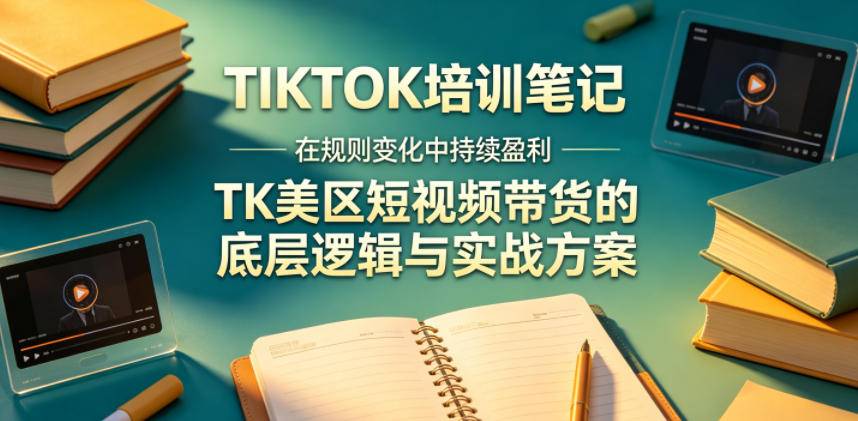 视界跨境TIKTOK4月17培训笔记，在规则变化中持续盈利，TK美区短视频带货的底层逻辑与实战方案【文档】-资源后花园