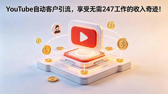 YouTube 自动客户引流，享受无需 247 工作的收入奇迹！【原创双语字幕】-资源后花园