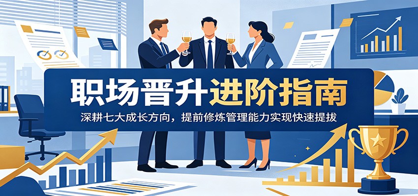 职场晋升进阶指南：深耕七大成长方向，提前修炼管理能力实现快速提拔-资源后花园