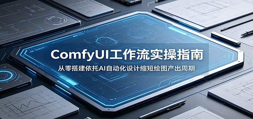 ComfyUI 工作流实操指南：从零搭建依托AI自动化设计缩短绘图产出周期-资源后花园