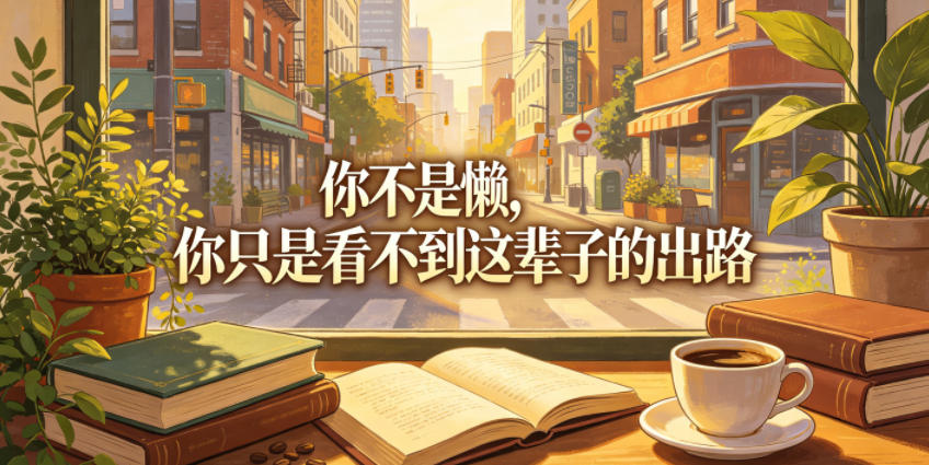 付费文章：你不是懒，你只是看不到这辈子的出路-资源后花园