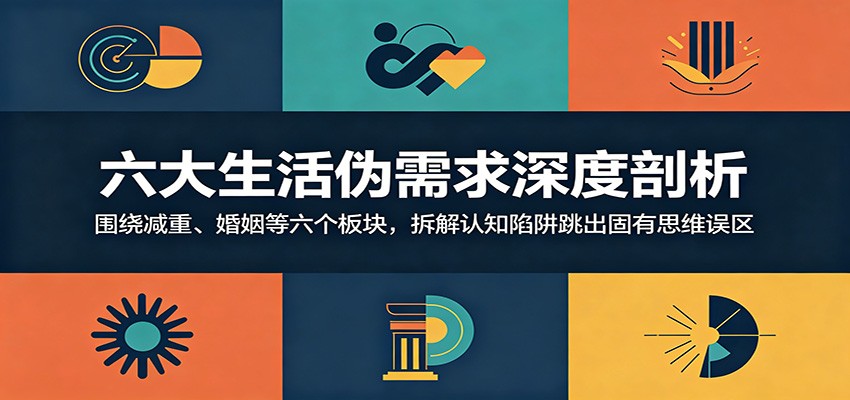 六大生活伪需求深度剖析：围绕减重、婚姻等六个板块，拆解认知陷阱跳出固有思维误区-资源后花园