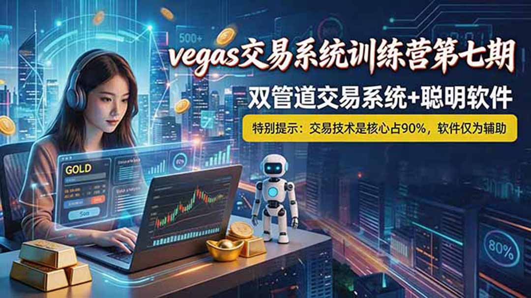 【海外美金AI搬砖】Vegas交易技术+聪明软件， 黄金期货日赚50-1000U， 长期稳定，小白轻松上手-资源后花园
