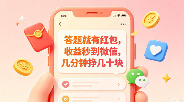 答题就有红包，收益秒到微信，几分钟挣几十块，学生党上班族宝妈都可以玩【揭秘】-资源后花园
