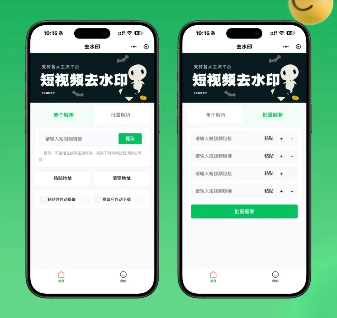 2026最新去水印小程序源码 v1.6.5 带流量主-资源后花园