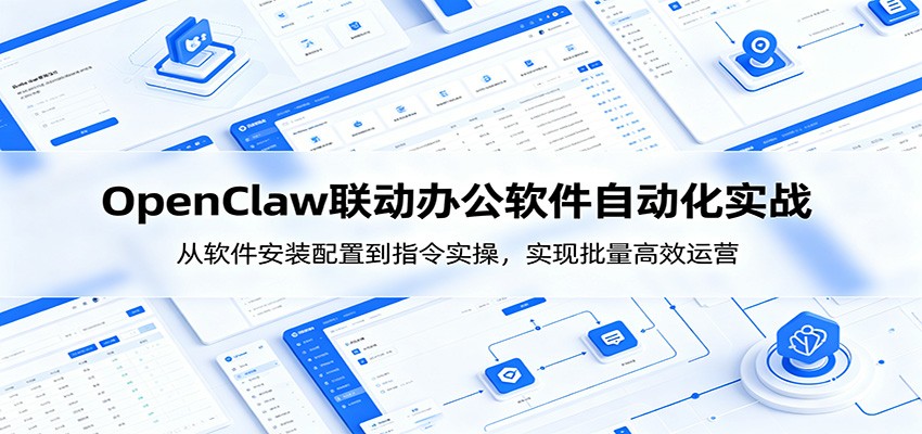OpenClaw自动化实操课：从软件安装配置到指令实操，实现批量高效运营-资源后花园