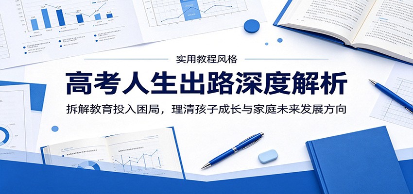 高考人生出路深度解析：拆解教育投入困局，理清孩子成长与家庭未来发展方向-资源后花园