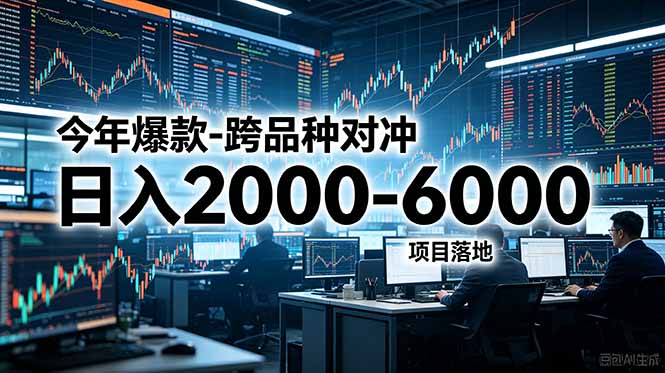 今年爆款-跨品种对冲日入2000-6000，项目落地！-资源后花园