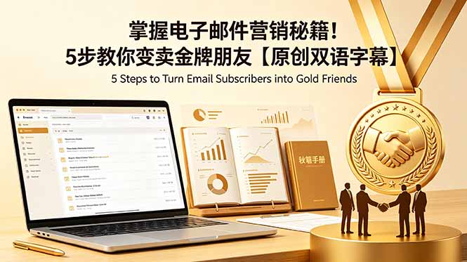 掌握电子邮件营销秘籍！5步教你变卖金牌朋友【原创双语字幕】-资源后花园