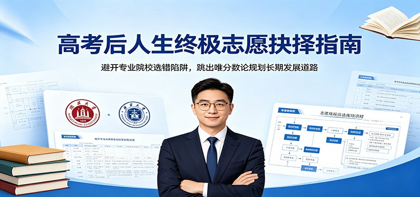 高考后人生终极志愿抉择指南：避开专业院校选错陷阱，跳出唯分数论规划长期发展道路-资源后花园