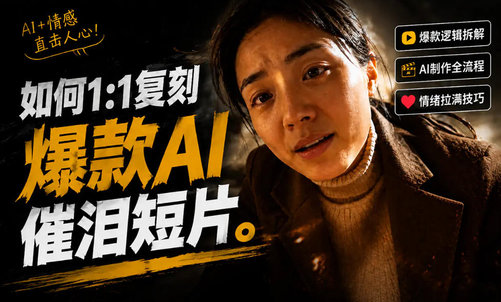 豆包+Gemini生成真人AI短剧-拆解复刻百万爆款第一人称短片，一站式讲透爆款复刻全流程-资源后花园