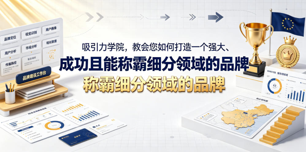 吸引力学院，教会您如何打造一个强大、成功且能称霸细分领域的品牌！【原创双语字幕】-资源后花园